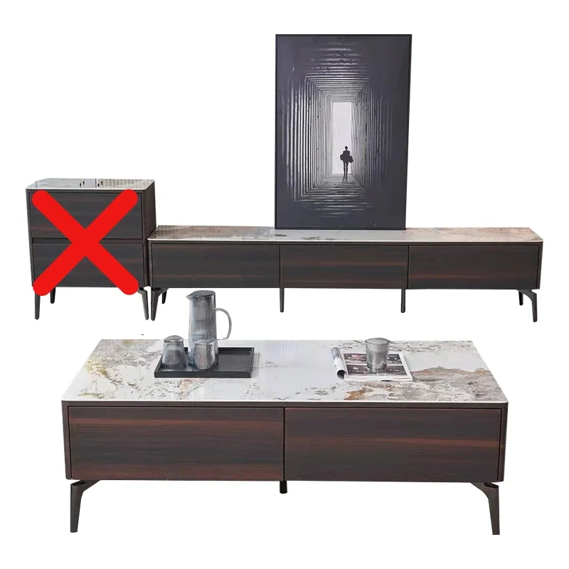 

~Современная простая каменная тарелка, ТВ-шкаф, лак для выпечки, чайный столик, комбинированный шкаф для телевизора, костюм, мебель для гостиной