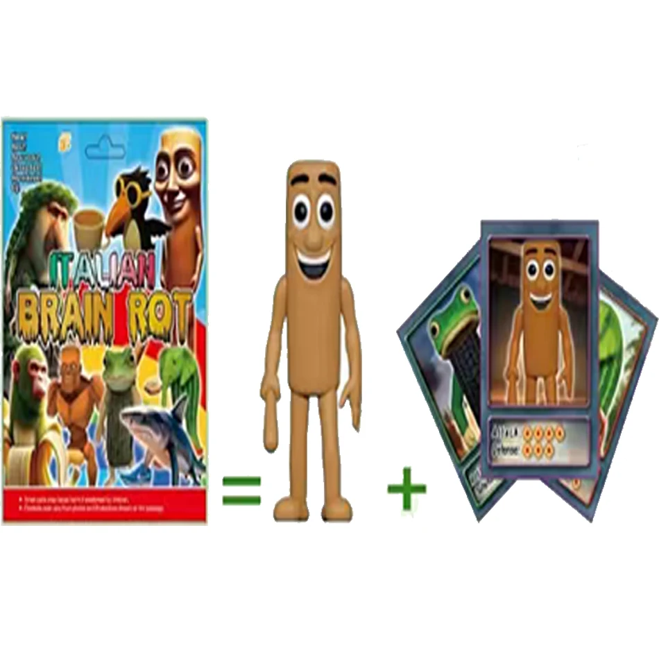 Nouvelle boîte aveugle cerveau italien AI animaux Tung Tung Tung Sahur Figure Tralalelo Tralala Figure poupée bureau ornement cadeau