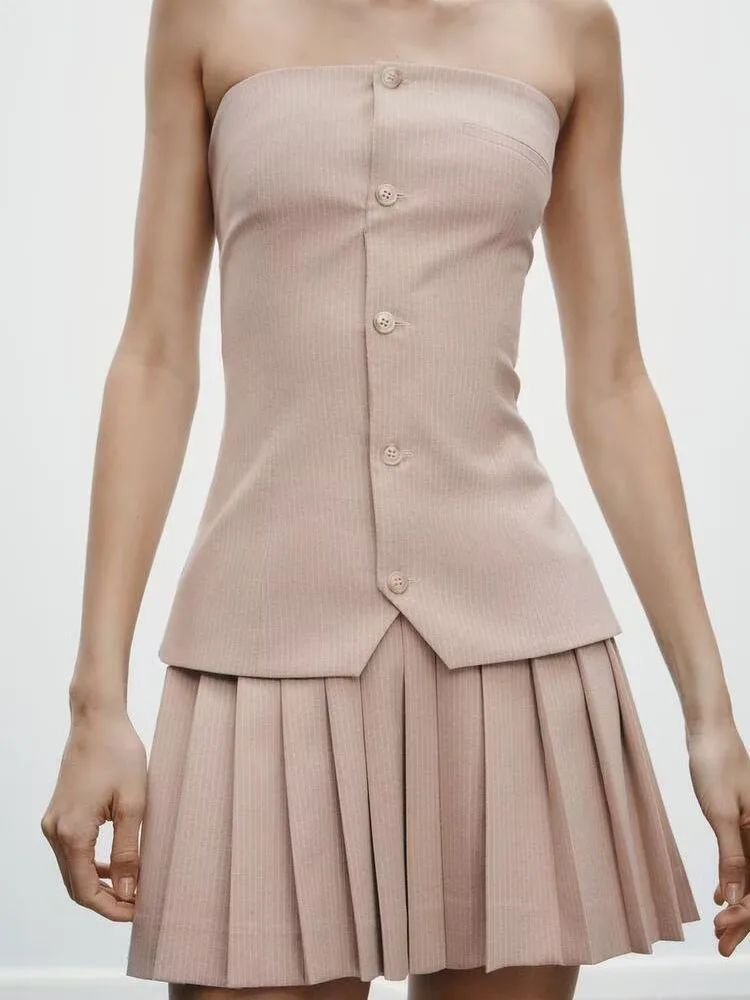 ชุดเดรสสตรีคอตรงแบบเปิดไหล่ รุ่นใหม่ล่าสุดสำหรับฤดูใบไม้ผลิ ทรงเข้ารูปช่วงเอว สไตล์ลำลอง สีสันสดใส