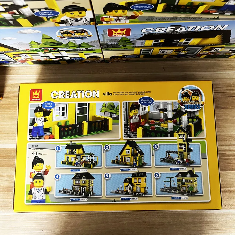 2026년 제품 DIY 창의적인 빌라 하우스 빌딩 모델 조립식 브릭 장난감 블록 소년 소녀 생일 선물 홈 장식