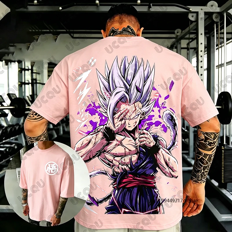 2026 Neues Dragon Ball Anime Son Gohan Grafik 3D-Druck T-Shirt für Herren Sommer Kurzarm-Shirts Retro Hochwertige Unisex-Oberteile – Detail 10