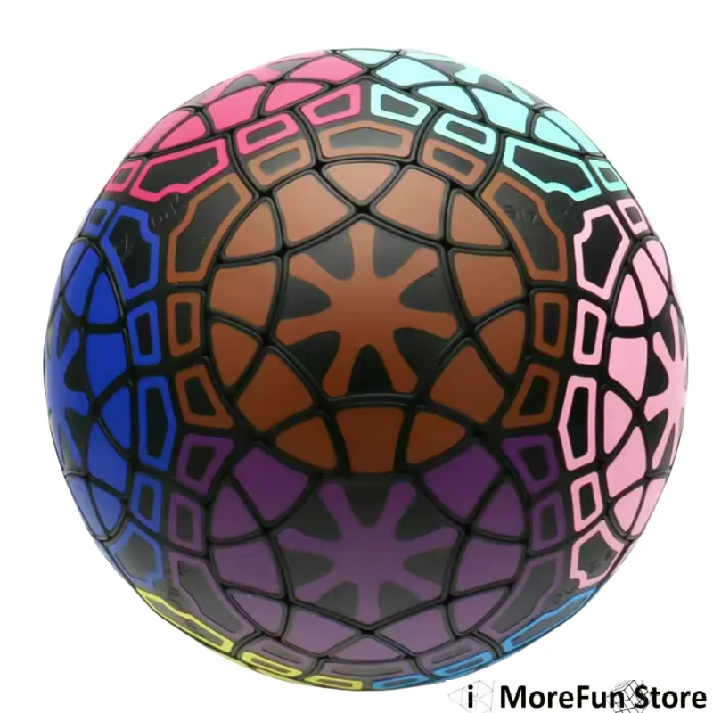 Verypuzzle # 68-Icosahedron 77 kubus vreemde vorm snelheid kubus puzzel speelgoed kinderen cadeau Cubo Magico puzzel