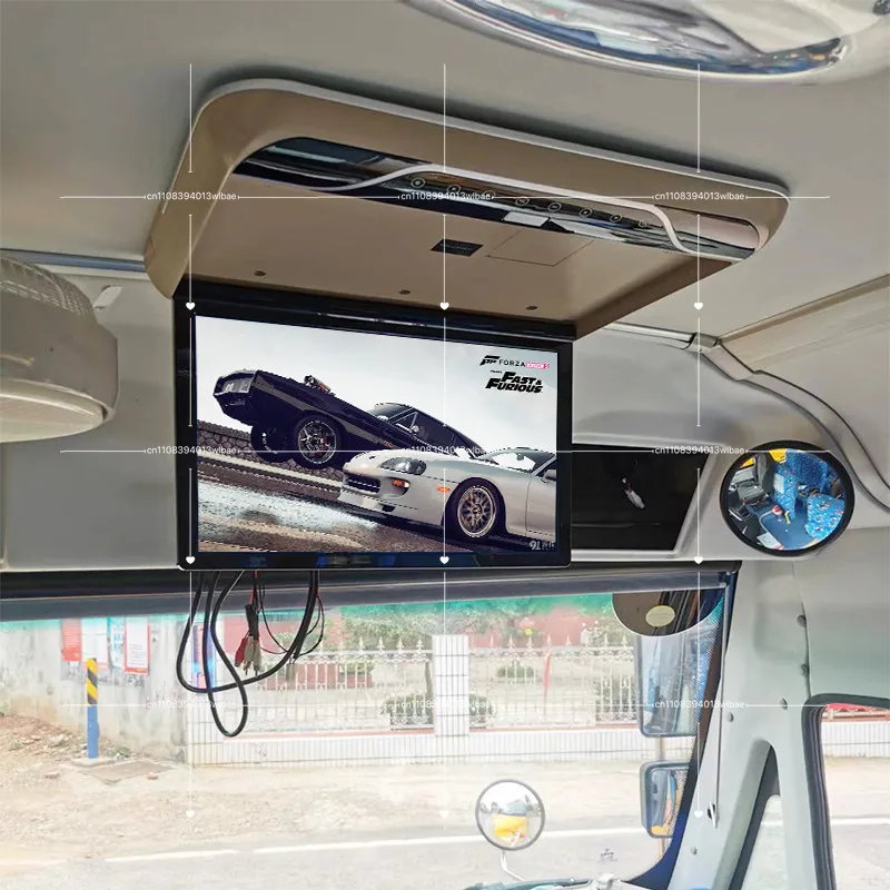 Bus, Car, Ceiling Mounted Screen, Voice Network TV, High-definition Rear Entertainment Display