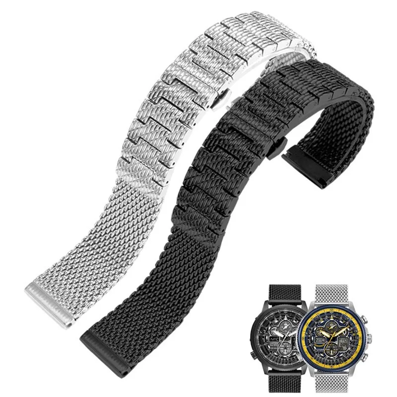 

Milan mesh stainless steel bracelet for Citizen JY8037 JY8031 CB5848 8040 Watch strap mens luxury 22mm waterproof watchband