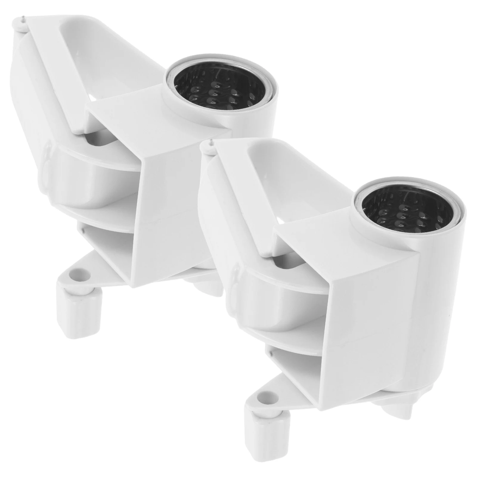 

2Pcs Handheld Rotary Cheese Graters Stainless Steel Kitchen Shredders for Cheese Chocolate Vegetable Zesters Portable Food