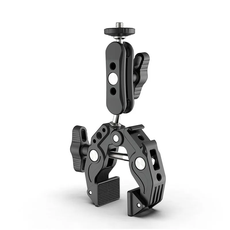 Crab Clamp Magic Arm Pea Clip Heavy Duty Clamp For DSLR Camera Motorcycle Fill Light Monitor Photography Accessory