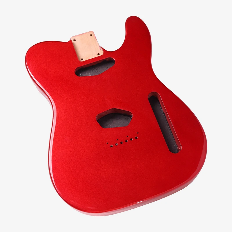 TL Guitar Body Alder Metal Red For Tele Style, Electric Guitar Replacement Building Kits Custom and DIY