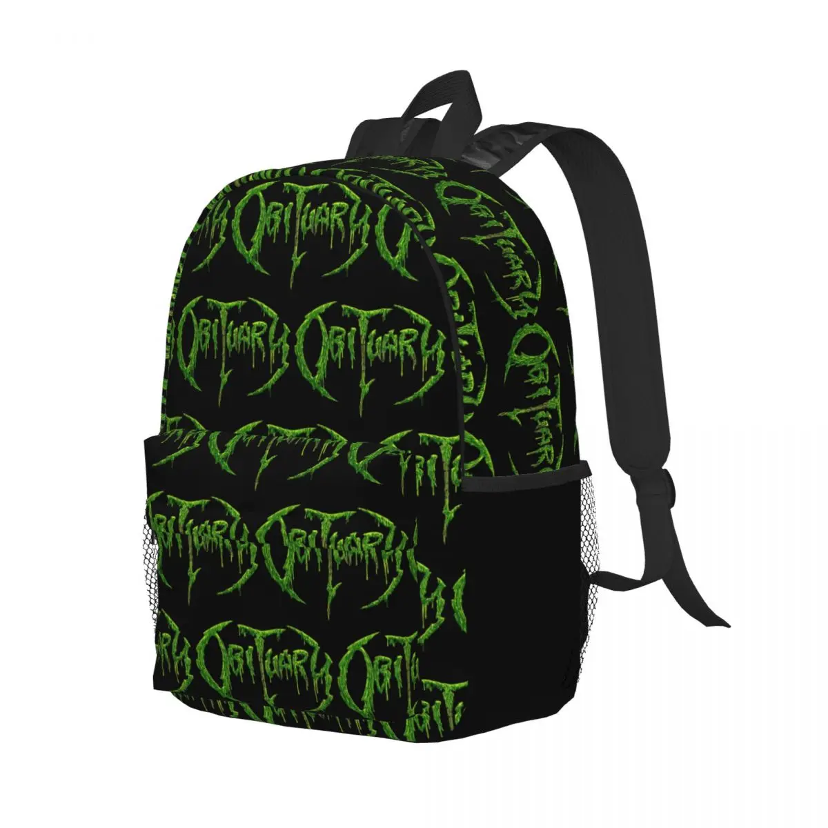 Adult Obituary Band Logo Death Metal Trucker Backpack Student Boys Girls BookBag Men Women School Bag Computer Shoulder Bags