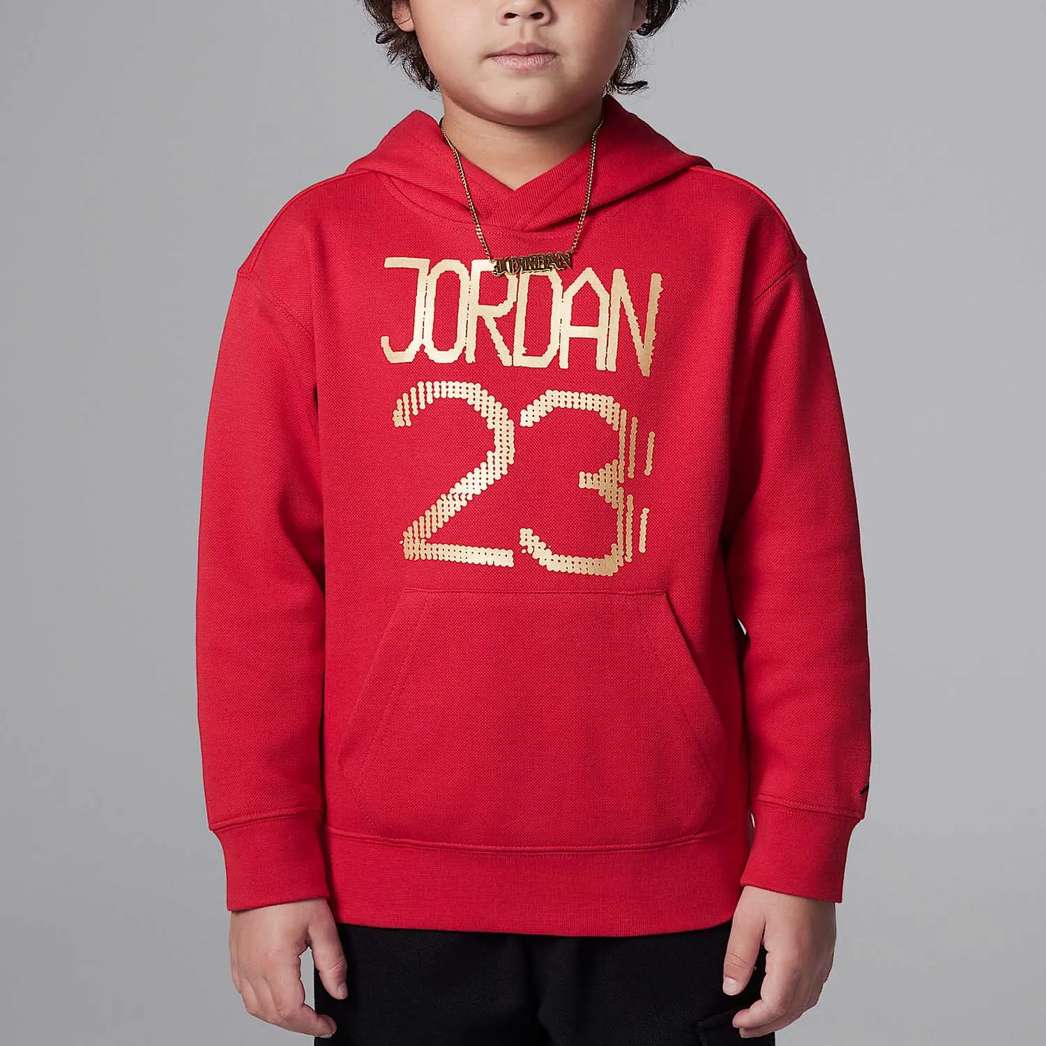 

Оригинальный детский вязаный пуловер Nike JORDAN с капюшоном, теплая толстовка IF8875-687