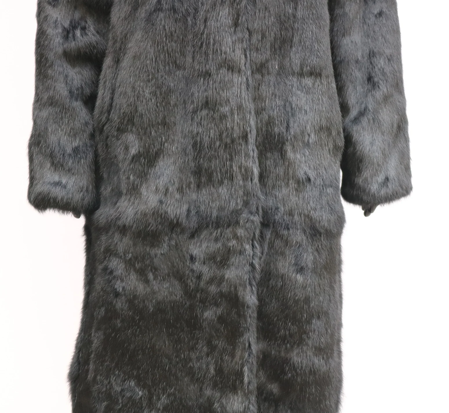 Real Genuine Rabbit Fur Coat Women Full Pelt Real Rabbit Fur Jacket Fashion Fur Mandarin Collar Streetwear 2025 New