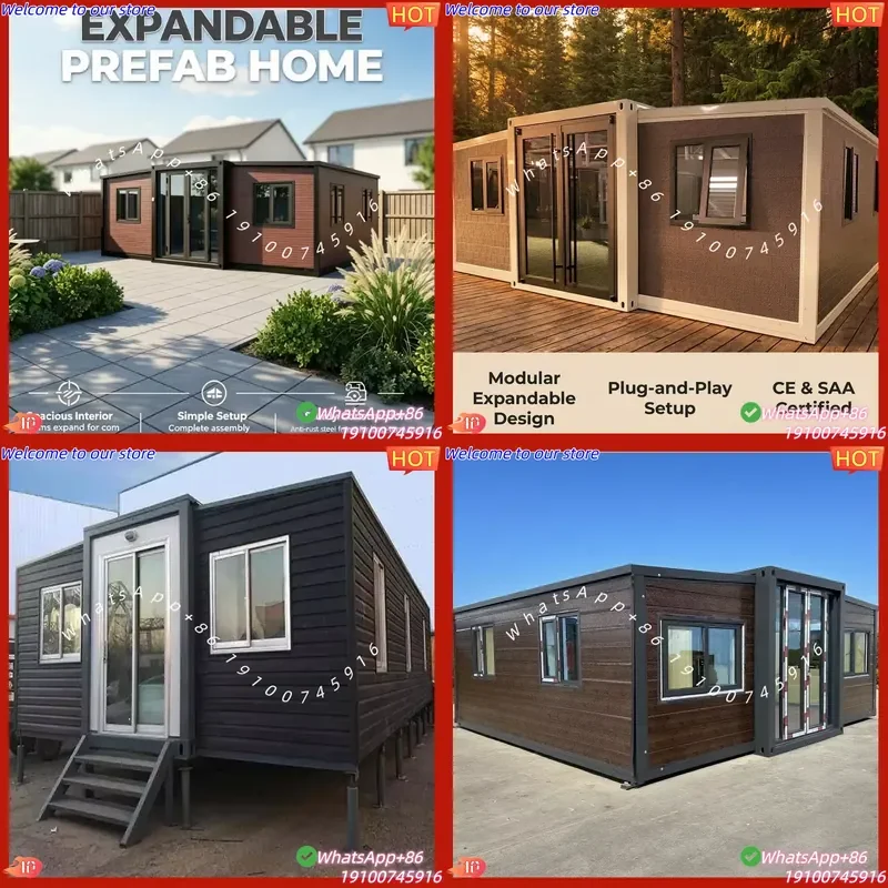 2026 Modern Expandable Modular Prefabricated Container House Fast Assemble Weatherproof Mobile Home