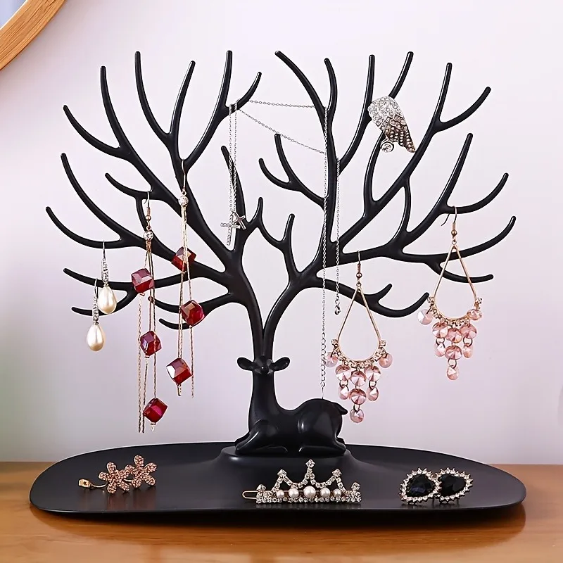 Antler-shaped jewelry display stand, saves space, suitable for dormitories, homes, retail stores, back-to-school season, Christm
