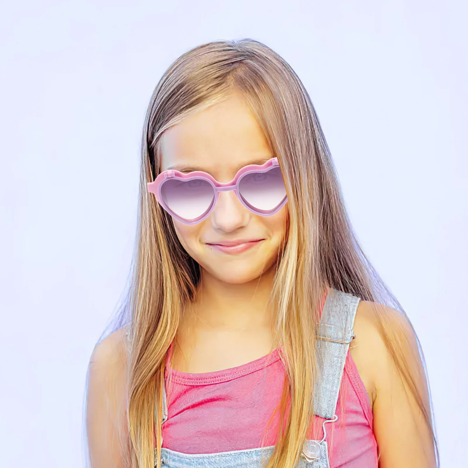 

1Pair Heart Sun Glasses Adorable Cartoon Eyeglasses Festival Cosplay Birthday Outdoor Glasses