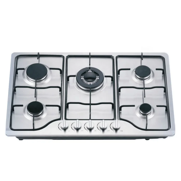 5 バーナーガスストーブ LPG/Ng キッチン調理器 5 鋳鉄バーナーガスストーブ