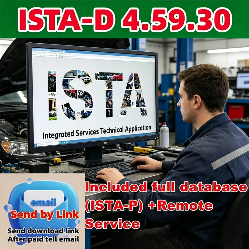 Hot Selling version Rheingold ISTA 4.59.30 Full PSdZData programming comes software Remote Installation Activation Code