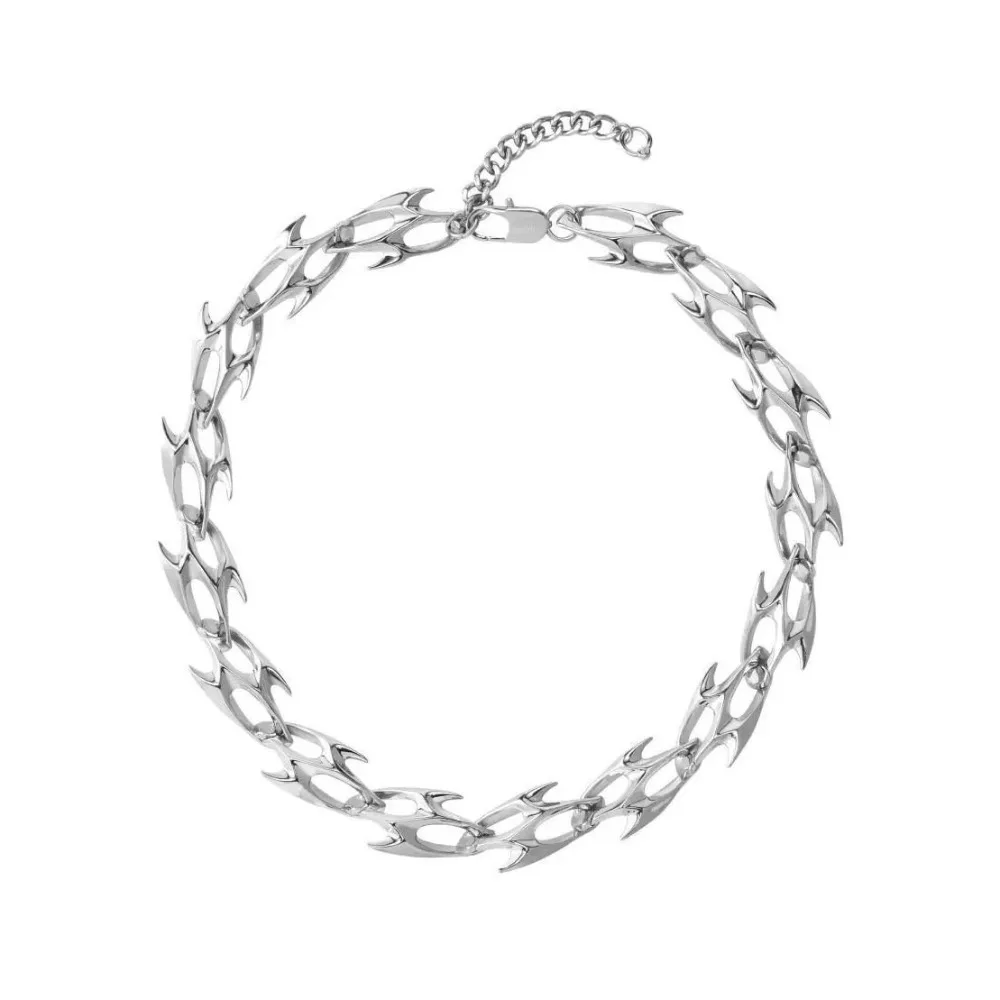 Stainless Steel Stainless Steel Bracelet Thorn Design Handmade Handmade Chain Mechanical Feel Mechanical Jewelry Punk Rock