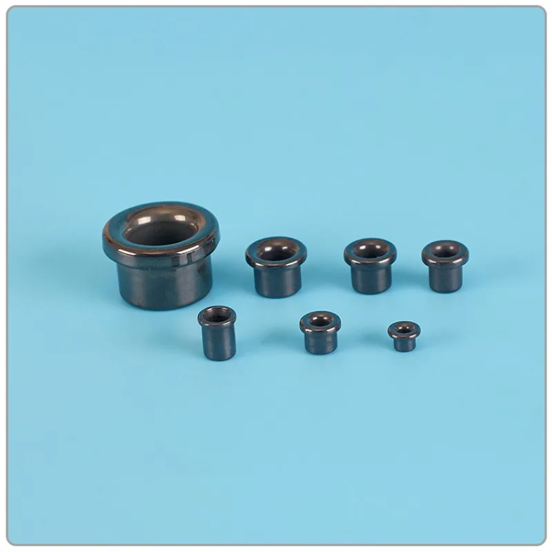 20PCS Titanium Oxide Ceramic Bead 6.4X6.8X4 Wear Resistant Magnetic Bead for Textile Winding Machine