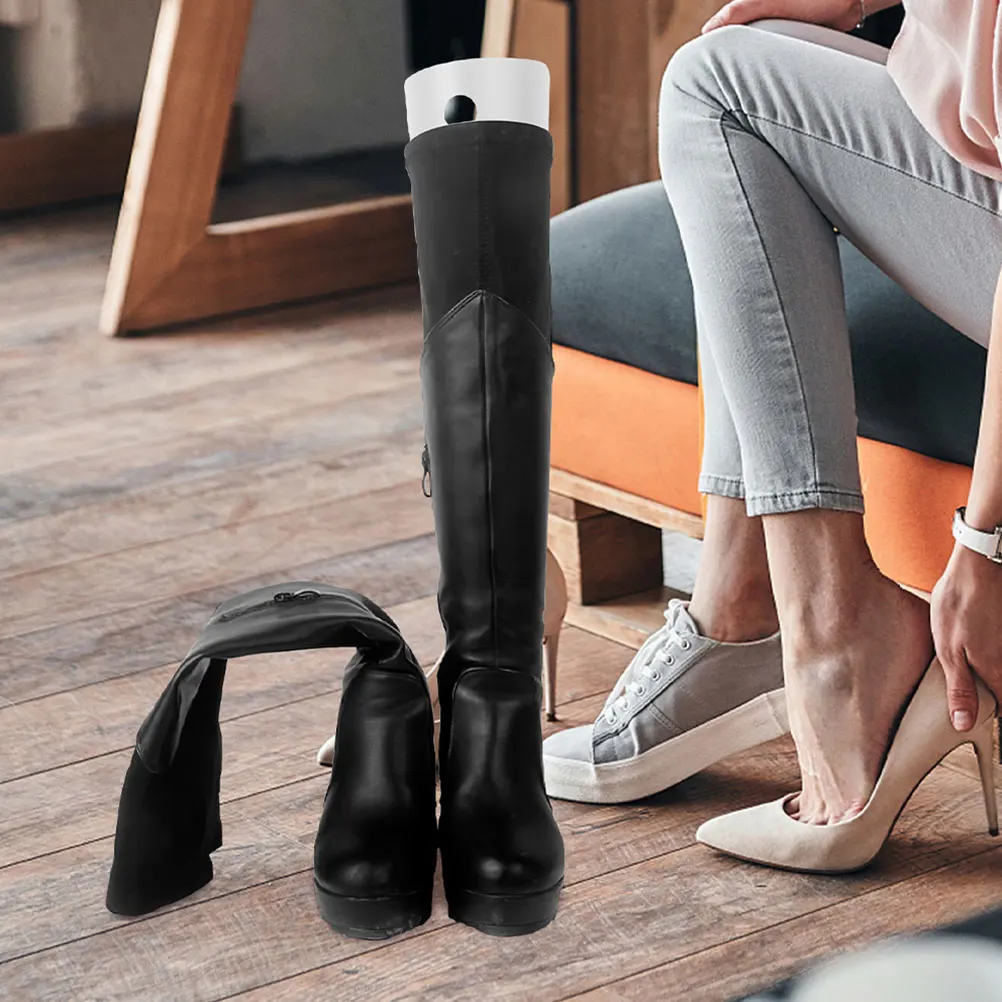 

4pcs Boot Inserts Keeper Plastic Support Tall Boots Storage Solutions Shoe Stretcher Women Calf Overknee