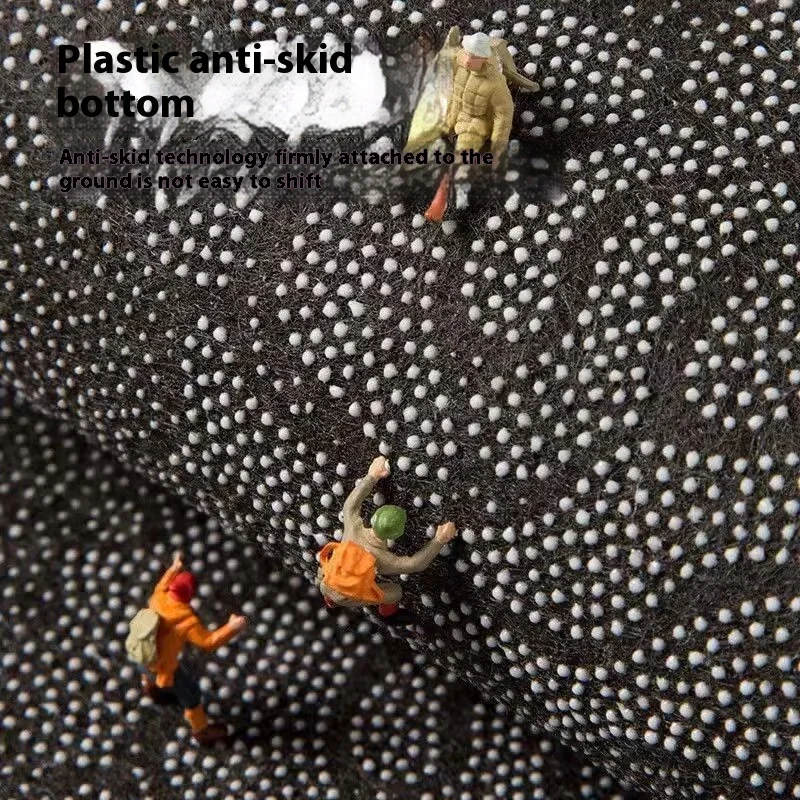 Halloween-Türmatte mit Spinnennetz, rutschfest, saugfähig, Fußteppich, Gothic-Dekor für Veranda, Badezimmer, Schlafzimmer, Innenbereich, Festival-Dekoration – Detail 10