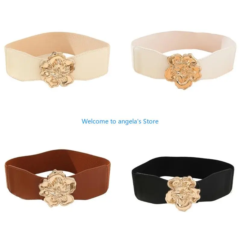 

X4YC Эластичный пояс для женщин Банкетное платье Корректирующий пояс Эластичный поясной ремень