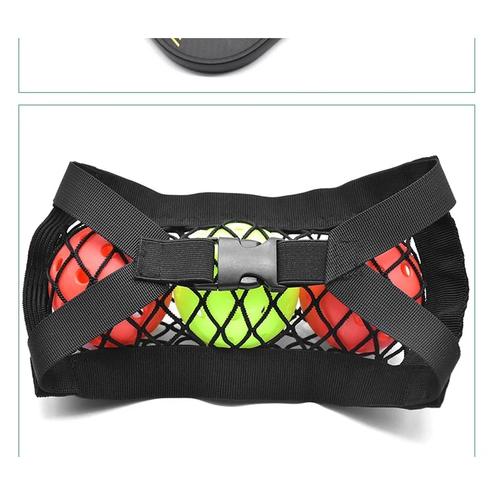 For Pickleball Paddles Paddle Cover Pickleball Mesh Bag Breathable Design Quick-dry Mesh Secure Buckle Closure