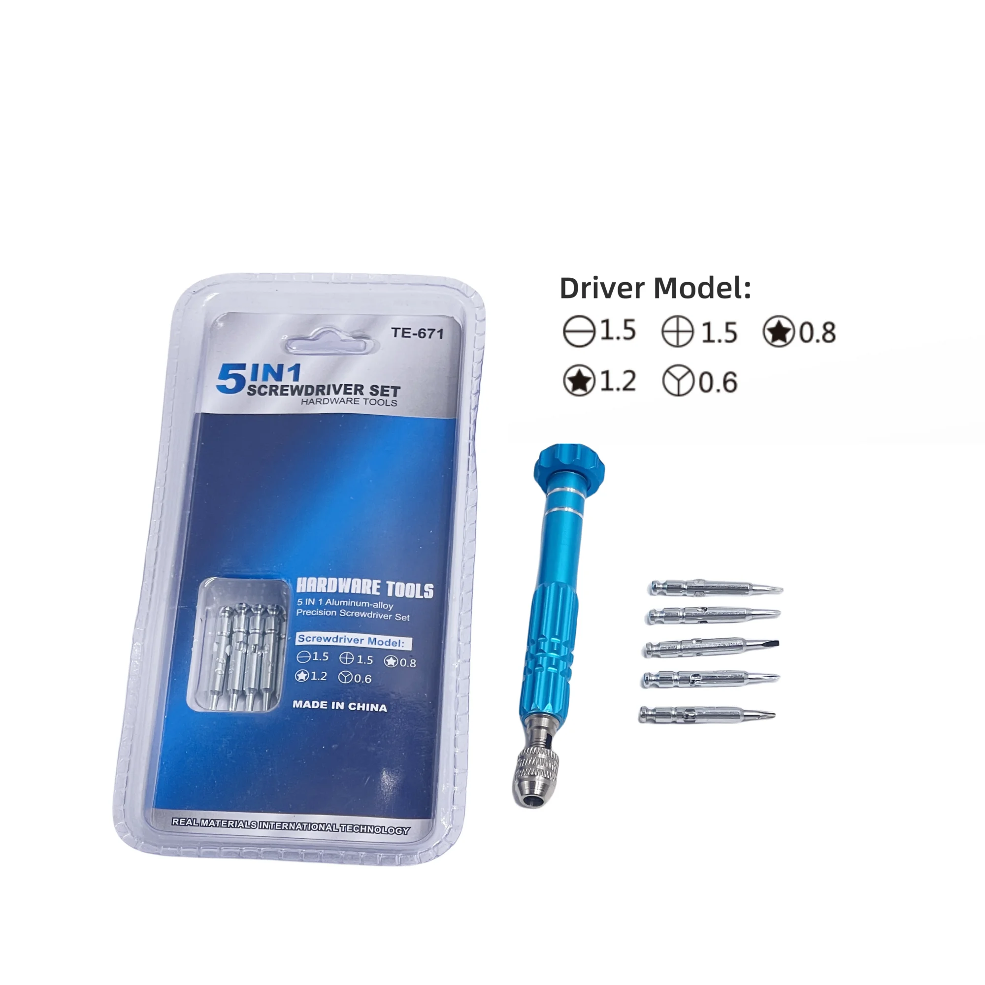   MINI Precision ไขควงเครื่องมือนาฬิกาโทรศัพท์มือถือไขควงความแม่นยําสกรูชุดซ่อมเซลล์ 5 In 1 ไขควง