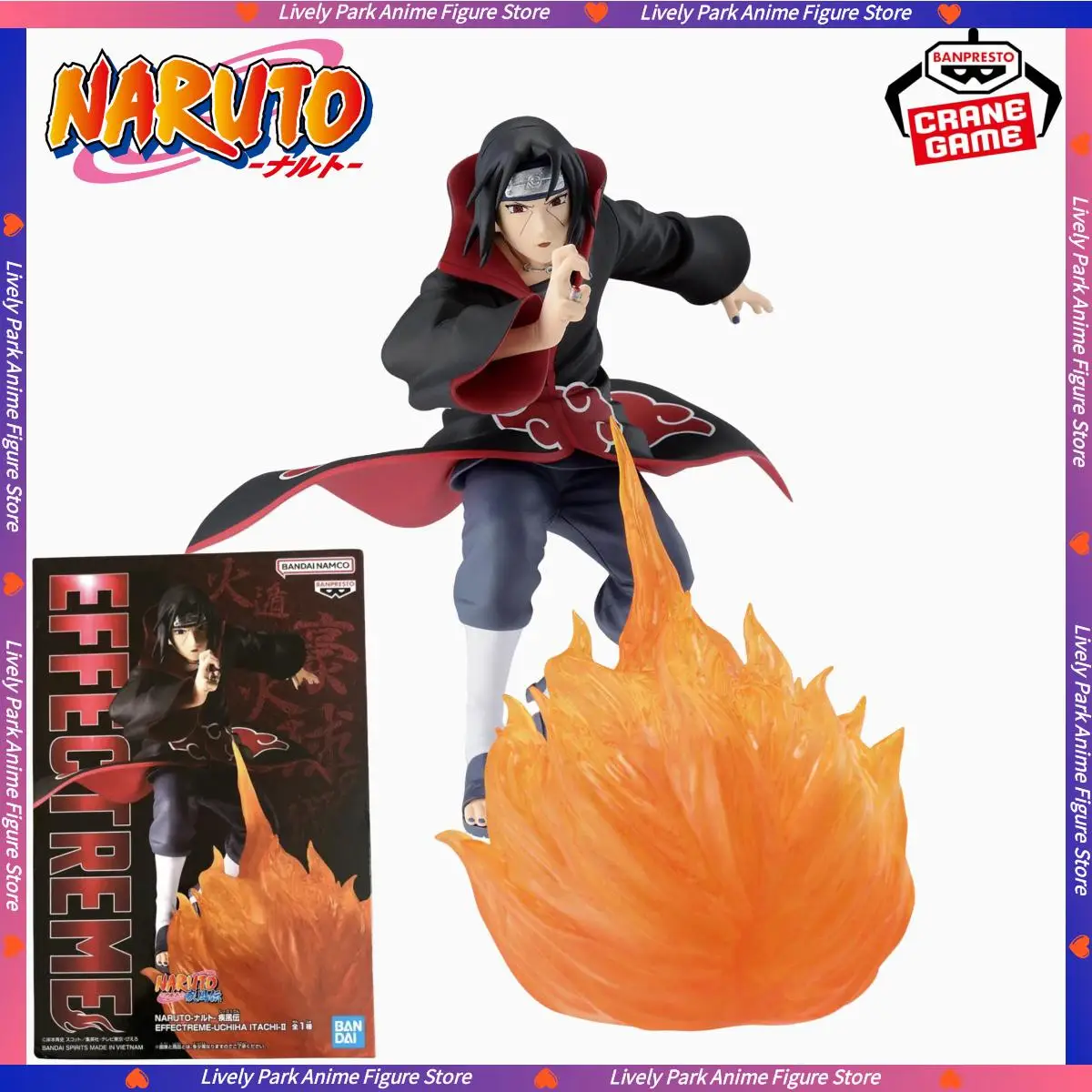 

В наличии BANDAI оригинальные NARUTO EFFECTREME UCHIHA ITACHI аниме фигурки героев Коллекция ПВХ Модель куклы Детские праздничные подарки