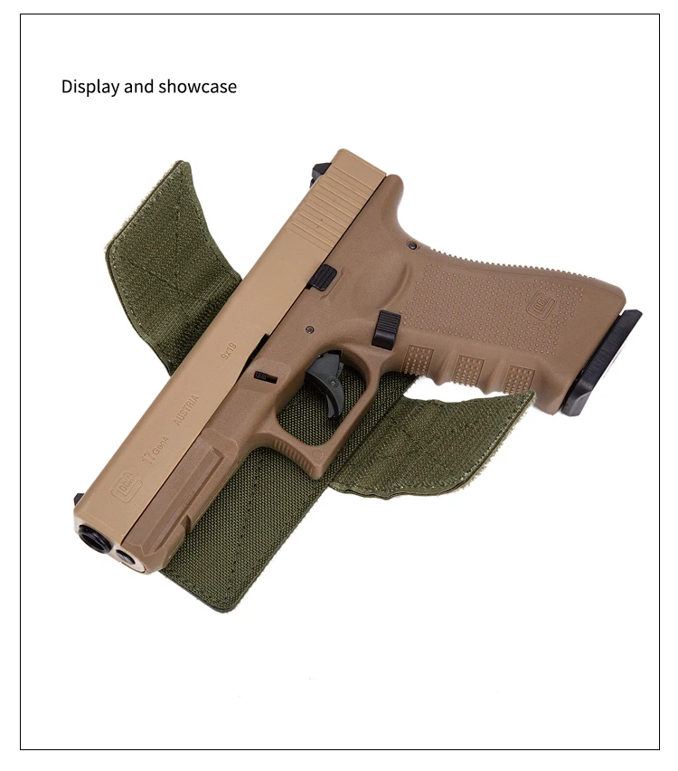 Universelle Pistolenholster für verdecktes Tragen, Schnellzieh-Pistolenholster für Gürteltasche, Rucksack, Weste – Detail 18