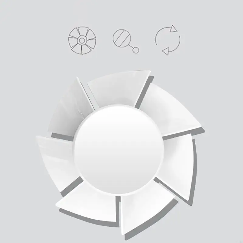 Remote Controls Exhaust Fan 6inch Ventilation Fan Kitchen Air Extractor Duct Fan