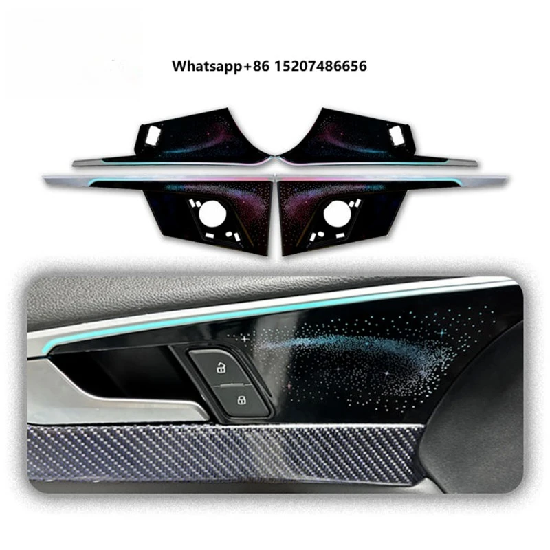 64 Color Galaxy Style Car Ambient Lighting A5 2019-2024 Auto Interior LED Lights for Decoration Upgrade Component