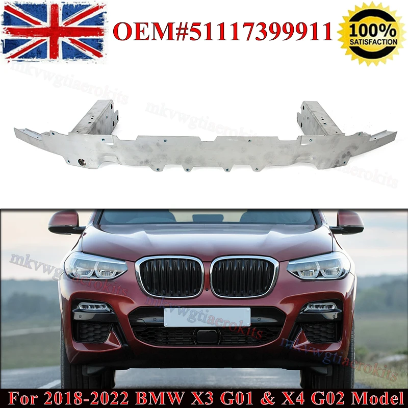 MAGICKIT Aluminium Alloy BMW Front Bumper Reinforcement Cross Member For 2018-2022 BMW X3 G01 X3M F97 X4 G02 X4M F98 Models