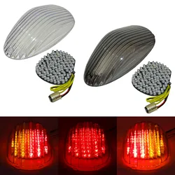 waase E-Mark LED Integrated Taillight Tail Brake Turn Signals Light For KAWASAKI Vulcan 900 VN900 Classic LT Custom 2006-2022