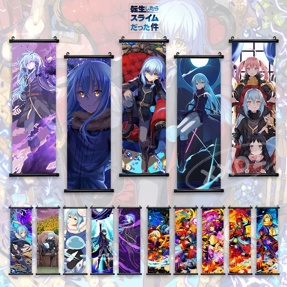 

That Time I Got Reincarnated as a Slime Home Decoration Hanging Painting Wall Artwork Anime Picture Scroll Rimuru Tempest Poster
