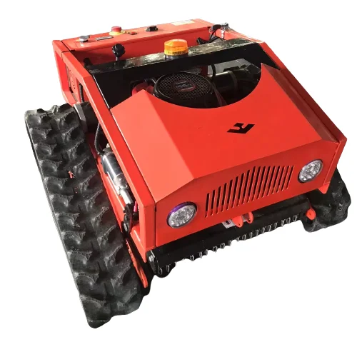 

Deou 7.5HP Gasoline Crawler Remote Control Lawn Mower With 540MM Cutting Width 1-1500MM Cutting Height