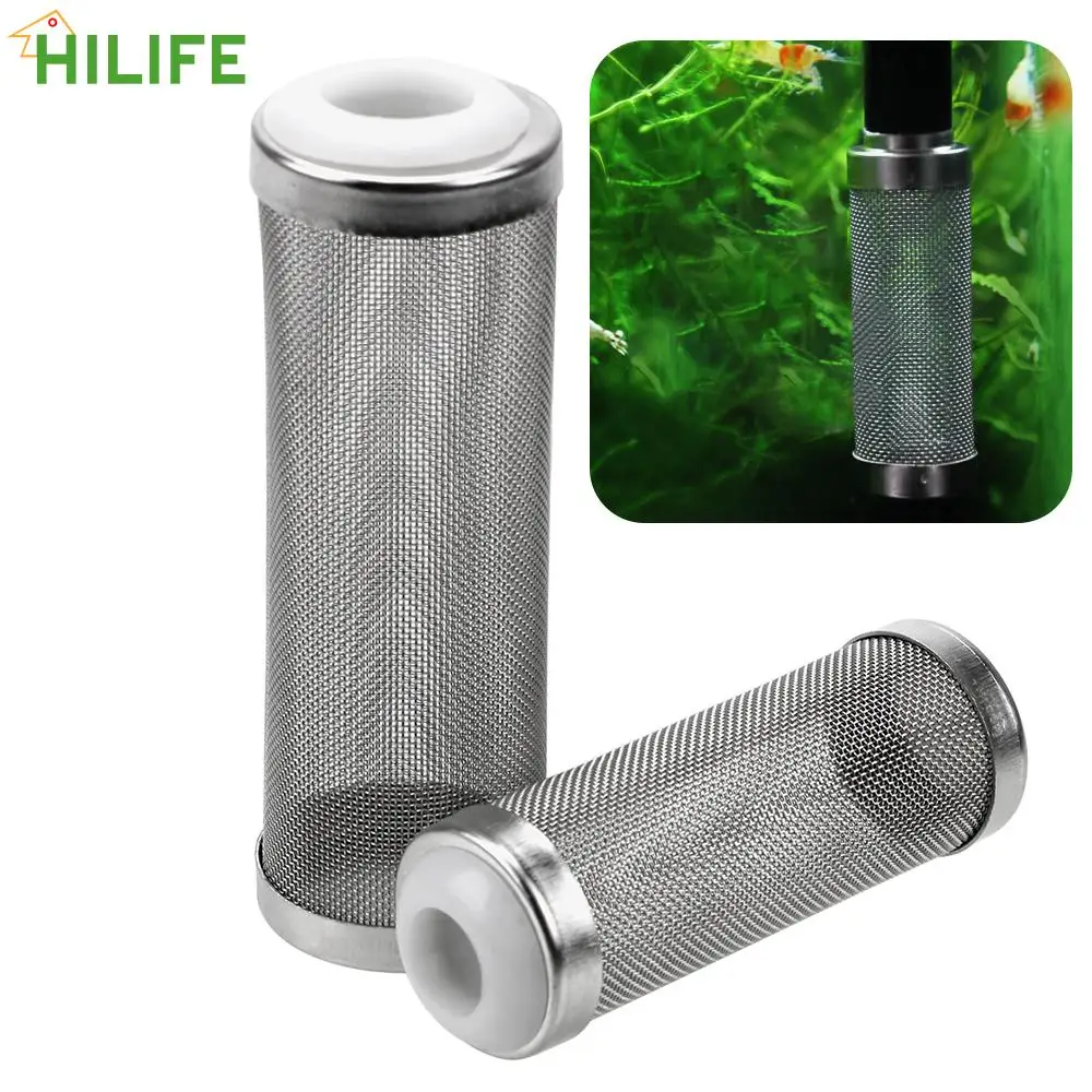 

New Stainless Steel Filter S/L Size Aquarium Accessories Inflow Inlet Protect Special Shrimp Cylinder Filter Shrimp Net