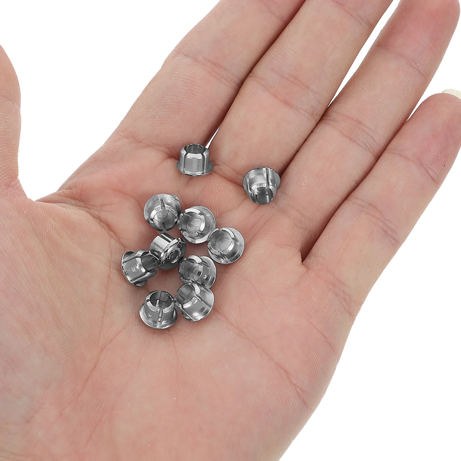 10 Pcs Faucet Logo Replacement Parts Hardware Hot and Cold Knobs Buttons Sign Handle