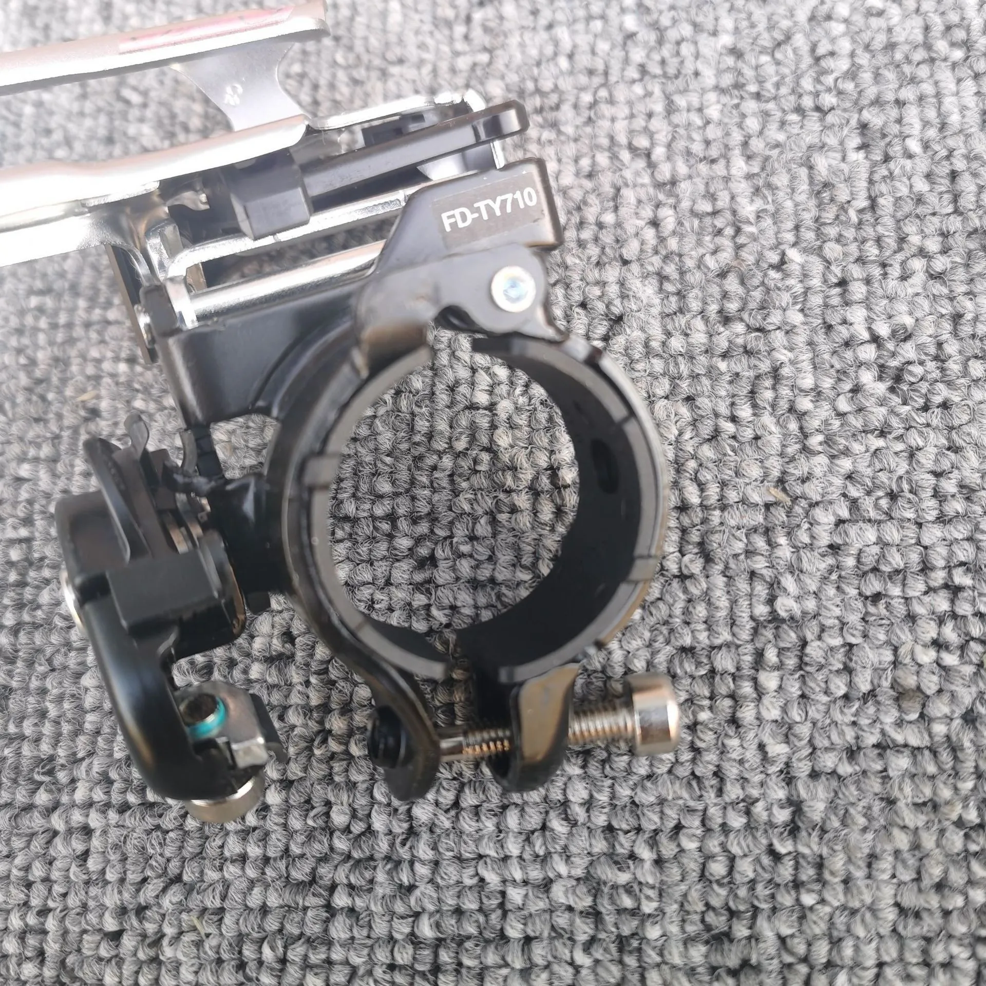 SHIMANO TOURNEY FD-TY710 MTB Front Derailleur 3x8 And 3x7 Speed TOP SWING Clamp Band Mount Original Parts