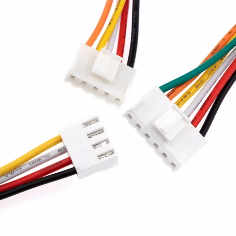 5pcs Jst Vh3.96 Vh 3.96mm Female Housing Plug Connector Wire Cable 2 3 4 5 6 7 8 9 10pin 22awg Wire 20cm Length