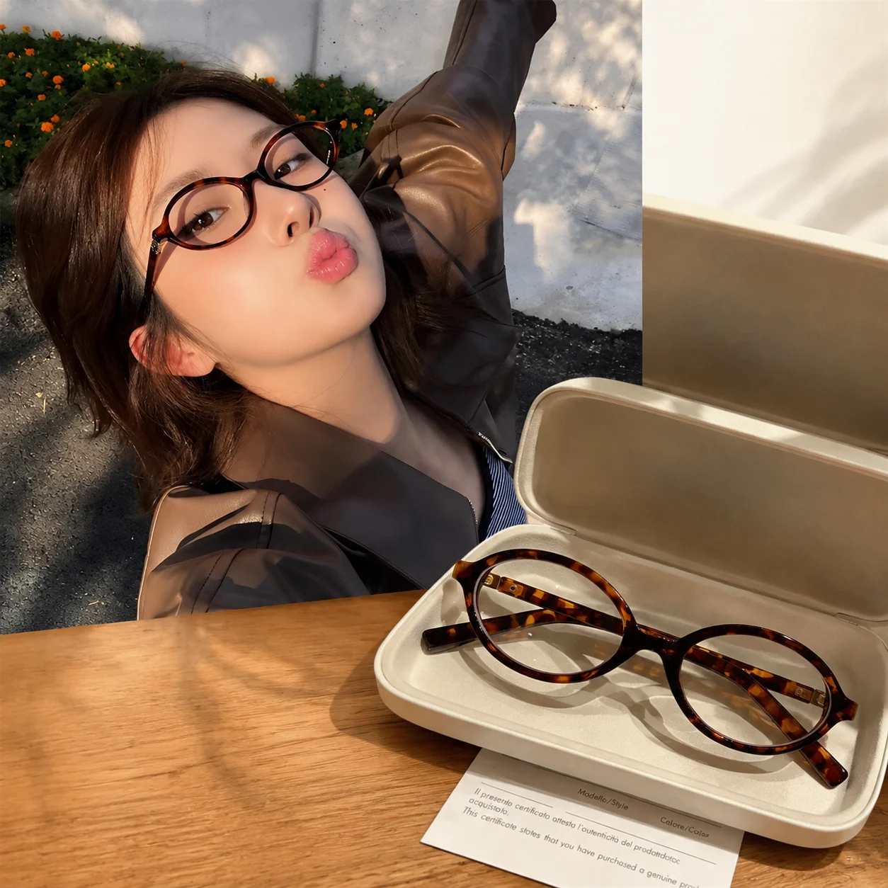 Women Retro Leopard Oval Myopia Glasses 0 to -4.0D Clear Lens Anti Blue Light Computer Eyeglasses Small Frame