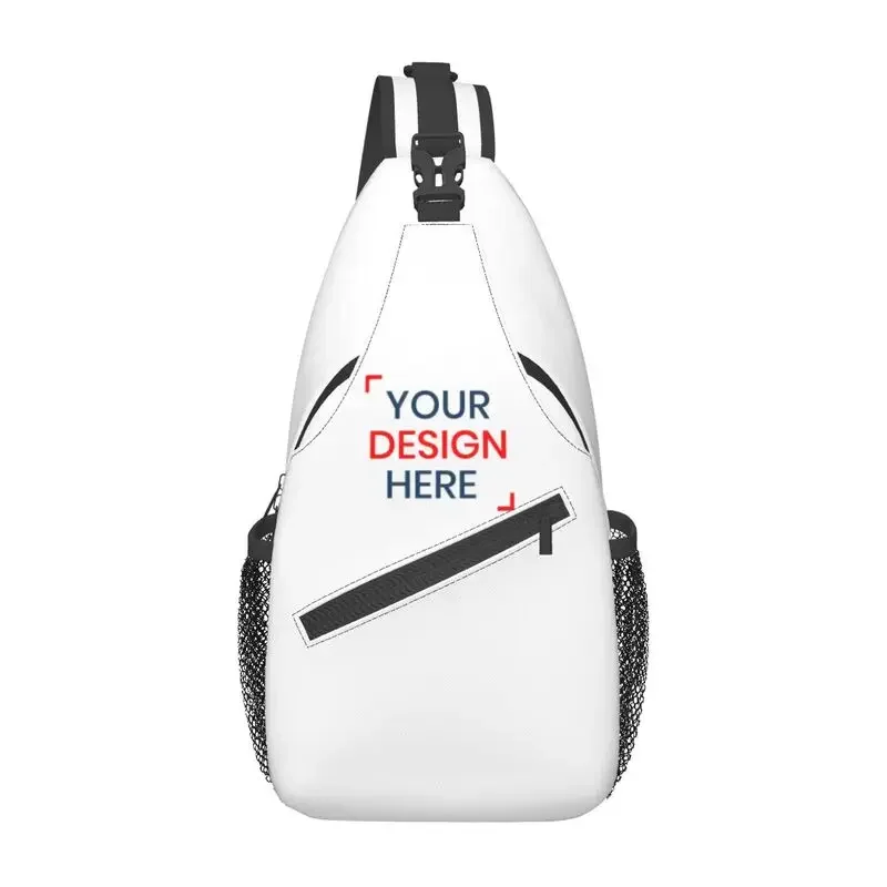 

Custom Customize Logo Sling Chest Bag Your Design Here Shoulder Crossbody Backpack for Men Traveling Daypack