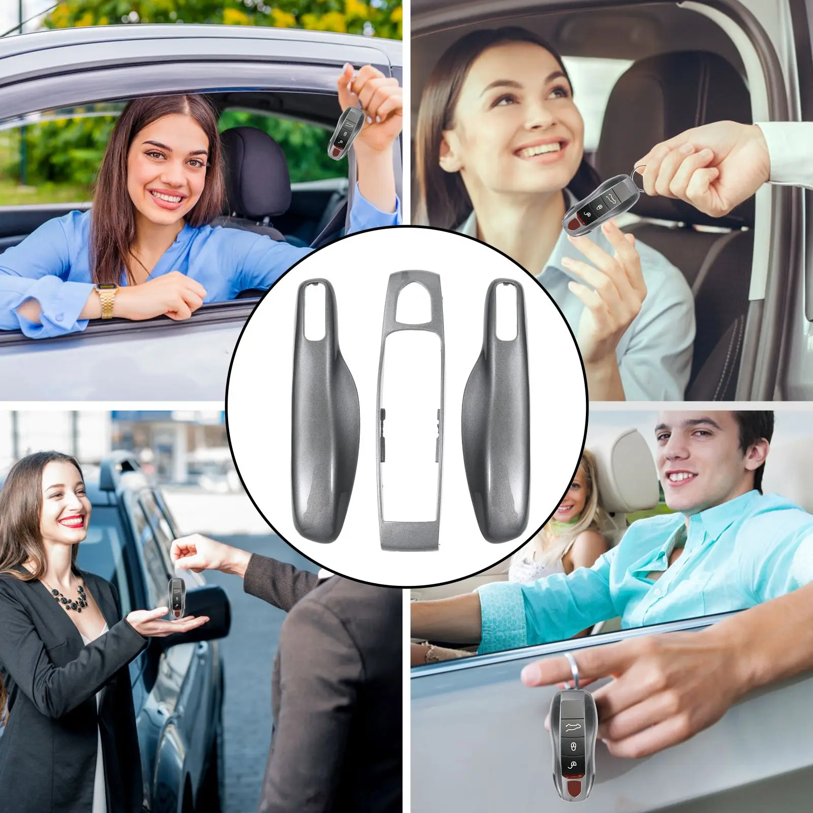 

1 pc Car Cover For Durable High Quality Plastic Key Holder Protective Case Strong Pressure
