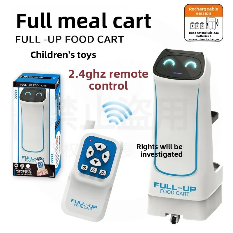 Food delivery robot children's electric toys remote control intelligent transportation snacks and drinks gifts
