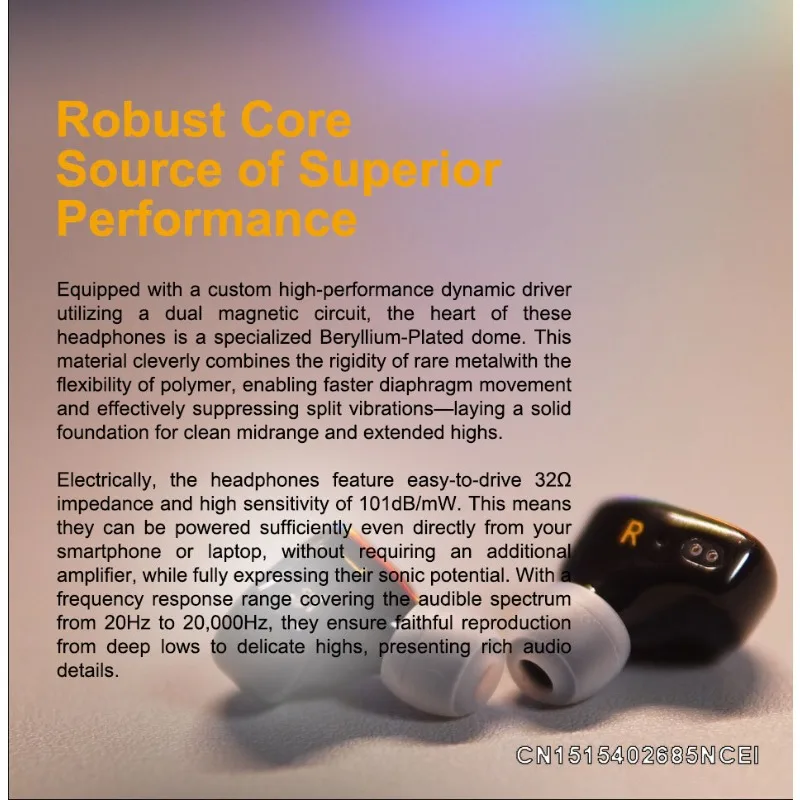 【Zuno CHoice】Venture Electronics Guangzhi Wired Earphones Hifi3.5SE/4.4TRRRS Dual Magnetic Circuit System Replaceable Cable Gift