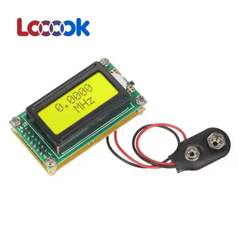 1-500MHz Digital RF Frequency Counter Module LCD Display RF Signal Frequency Measuring Test Board for Electronic Debug