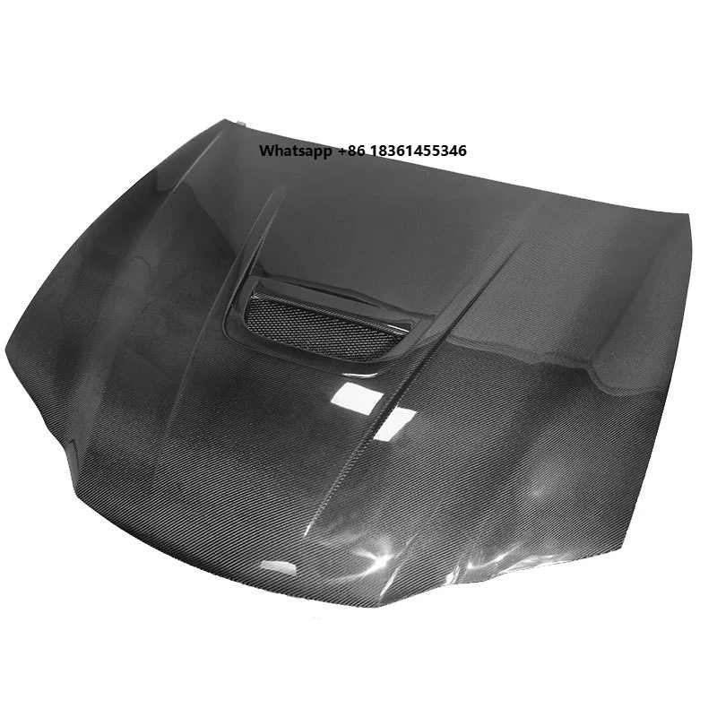 

For GS 2012-2014 RCF Style Engine Carbon Fiber Car Hood Bonnet Cover air Hole Carbon Hood