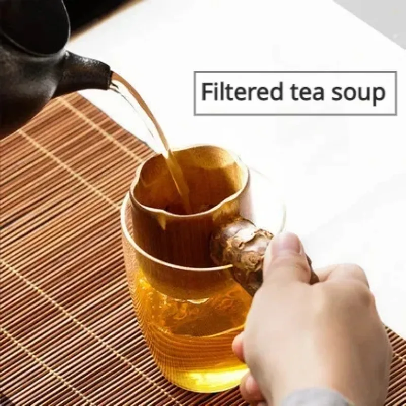 Natural Bamboo Tea Strainer Infuser Filter Infusor Tea Tools Sieve for Tea Brewing  Drinkware Accessories Colander Gadgets