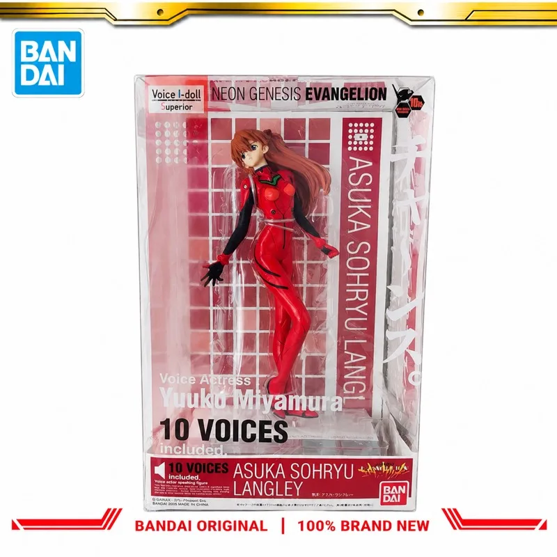 In Stock Bandai Original Banpresto Neon Genesis Evangelion Soryu Asuka Langrey Action Figure Model Doll Brand New Boxed Anime