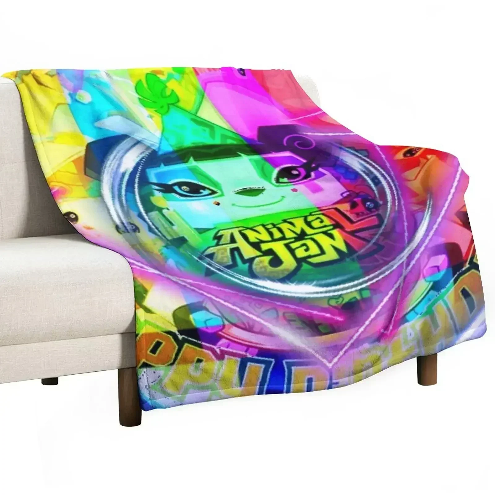 

animal jam Throw Blanket Year Round Soft Comfortable Blanket for Home