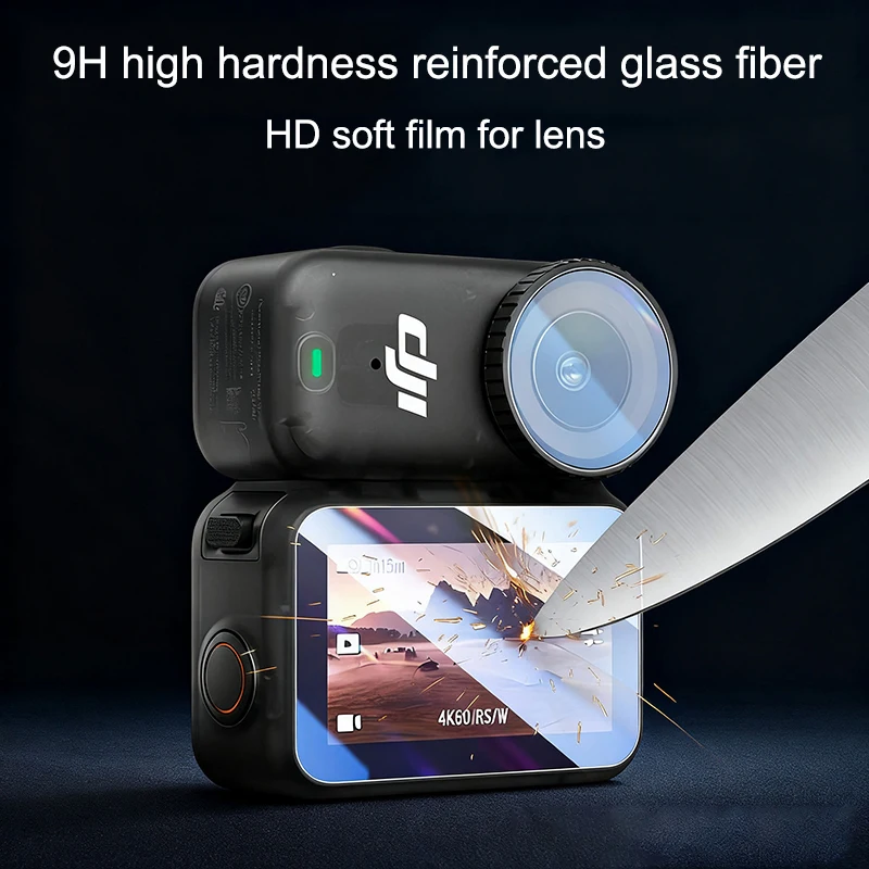 Tempered Glass Screen Protector for DJI OSMO Nano + HD Lens Soft Film Screen Glass Film for DJI Osmo Nano Accessories