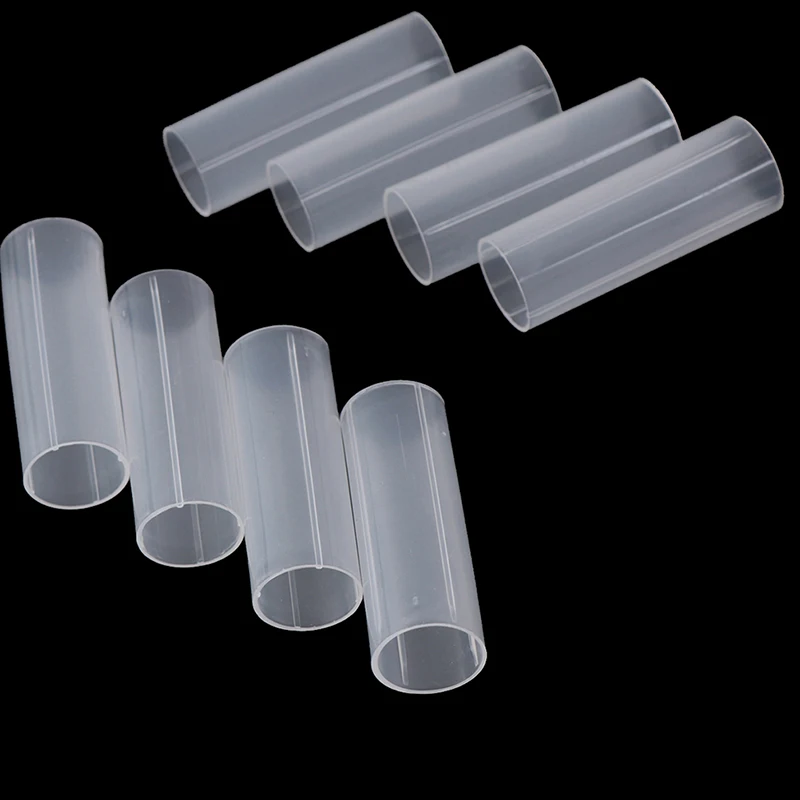 8Pcs 6cm plastic 18650 battery holder tube for flashlight torch lamp light
